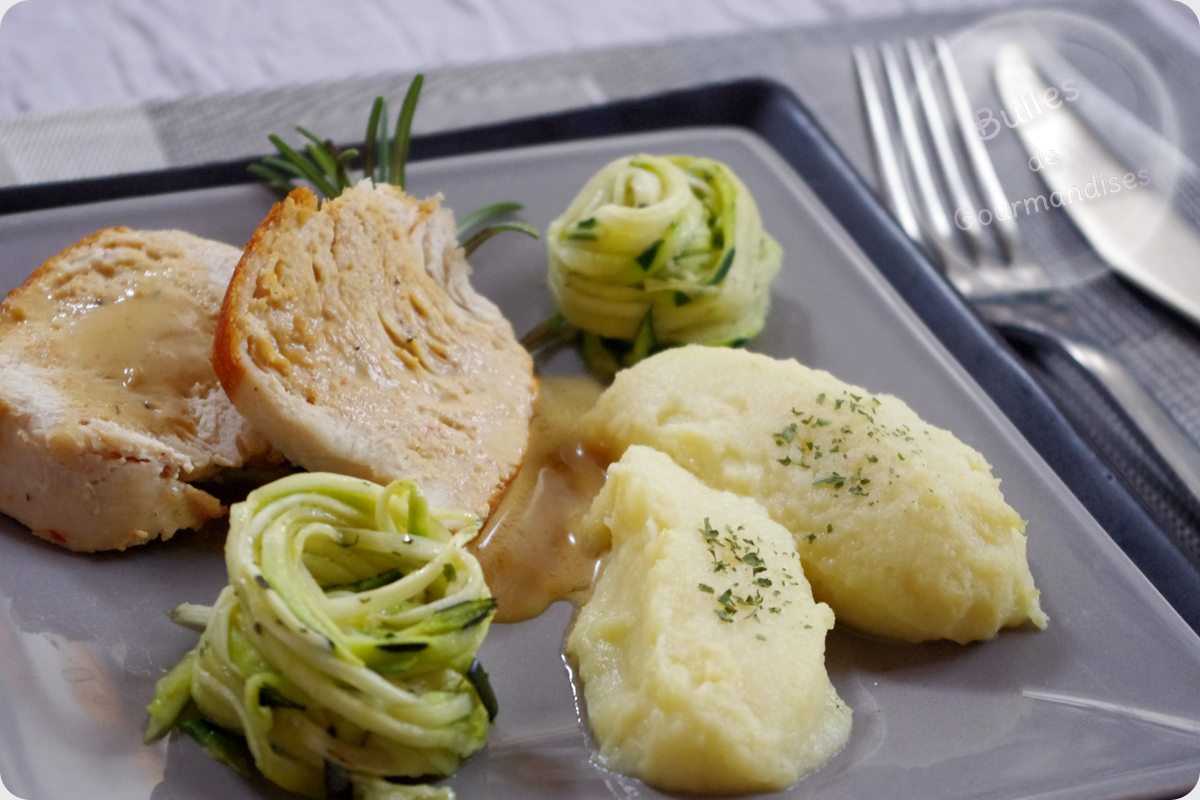 Purée de panais et filet de dinde au romarin... miam!!! | Bulles de