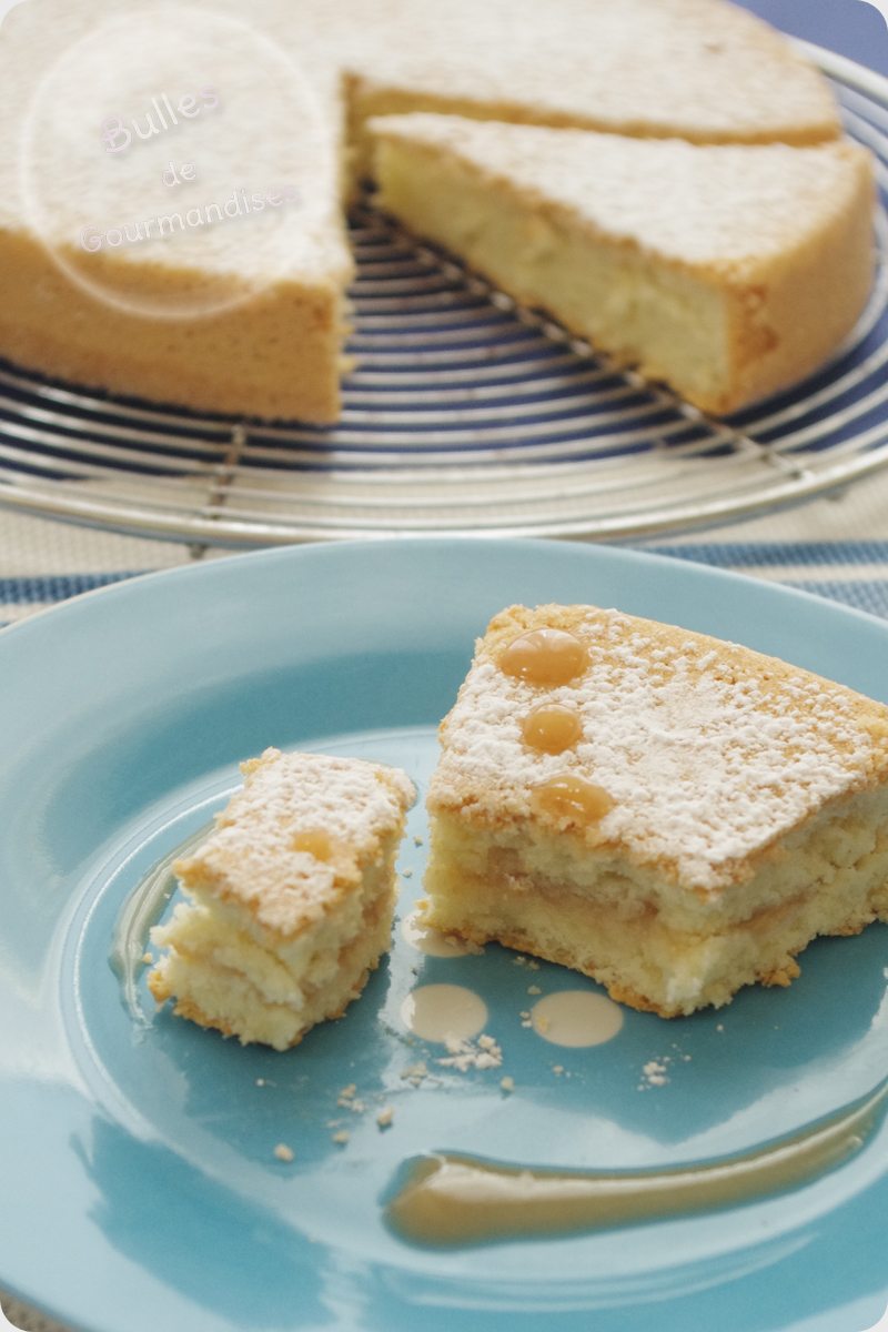 Gateau Lorrain Et Sa Creme A La Rose Bulles De Gourmandises