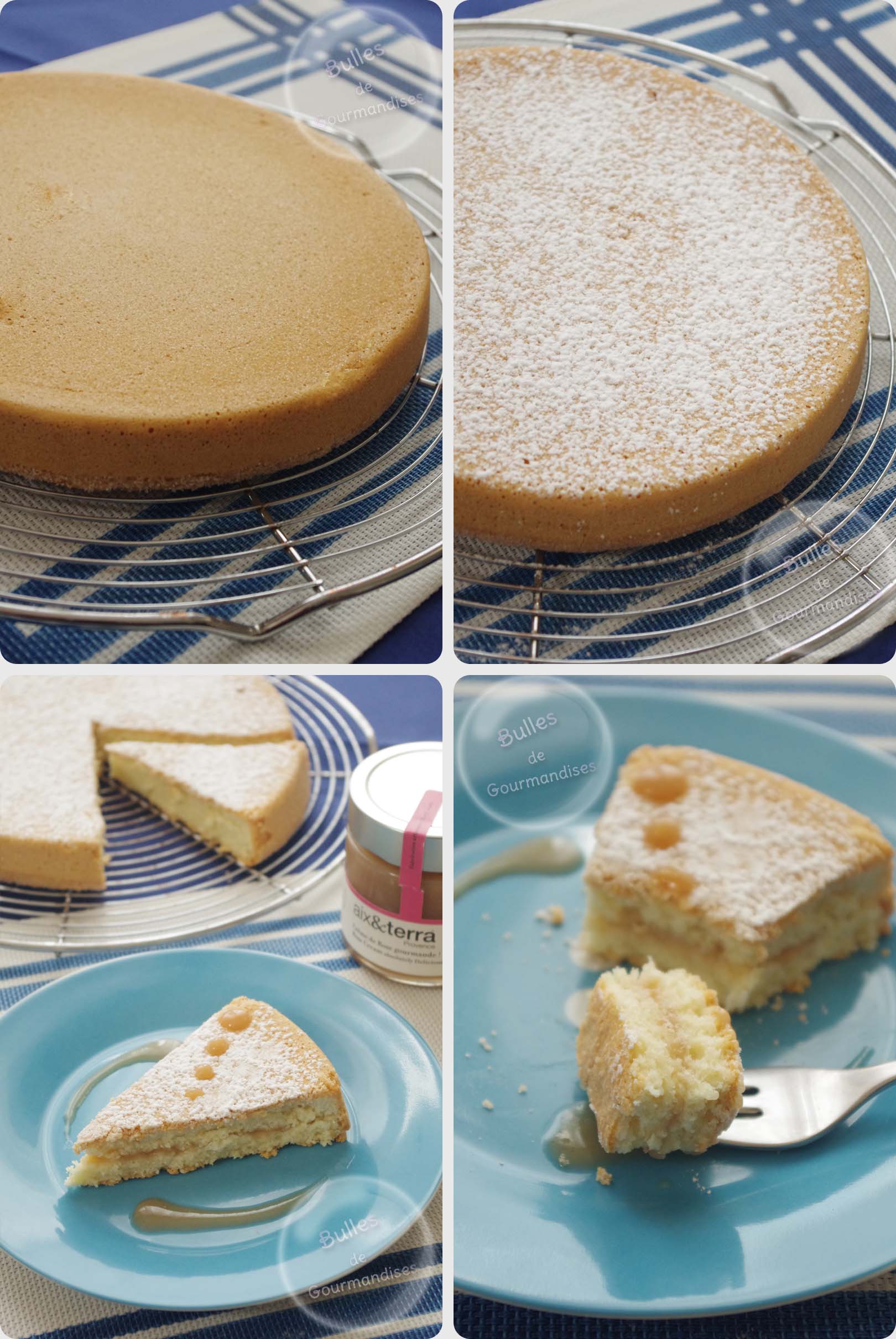 Gateau Lorrain Et Sa Creme A La Rose Bulles De Gourmandises