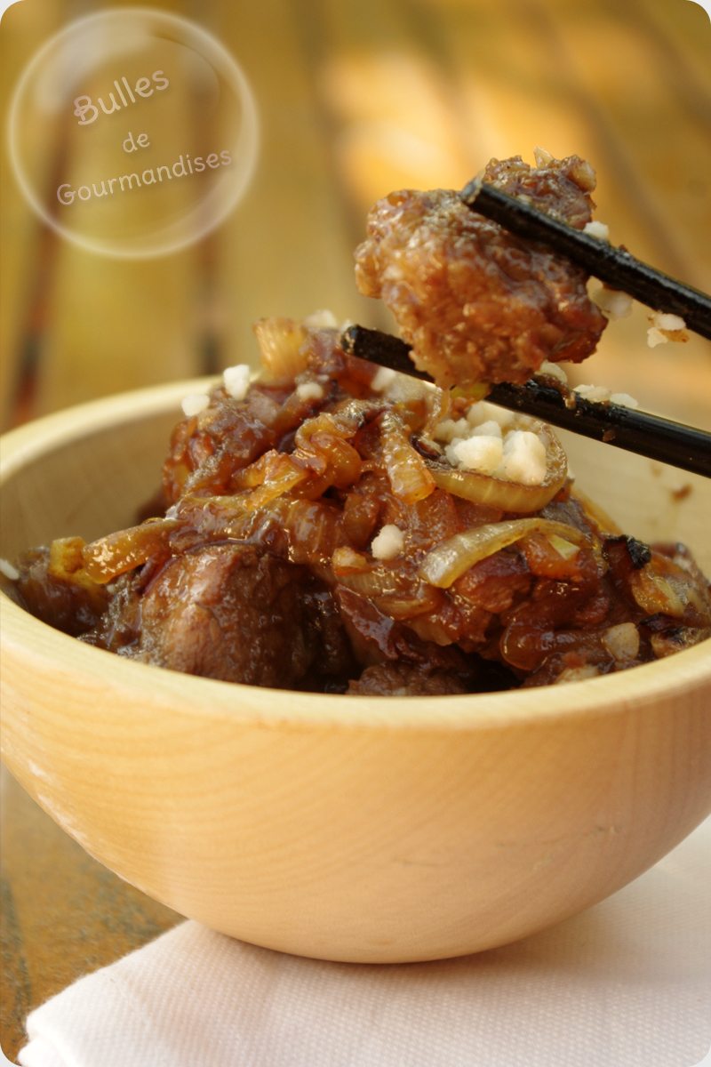 Saute De Veau Caramelise Aux Miel Epices Et Noix Du Bresil