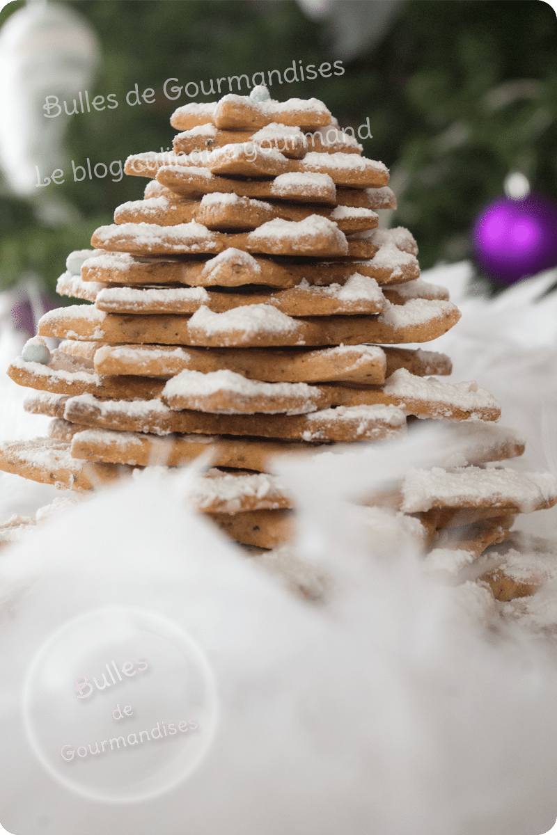 Sapin de Sablés à l'amande, Recette